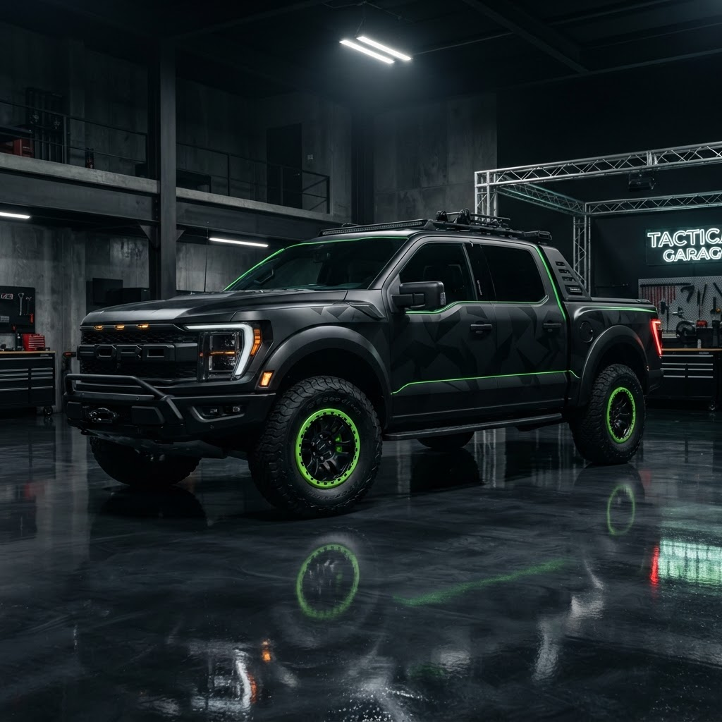 Midnight Stealth — Pickup · Satin matte · Tactical camo